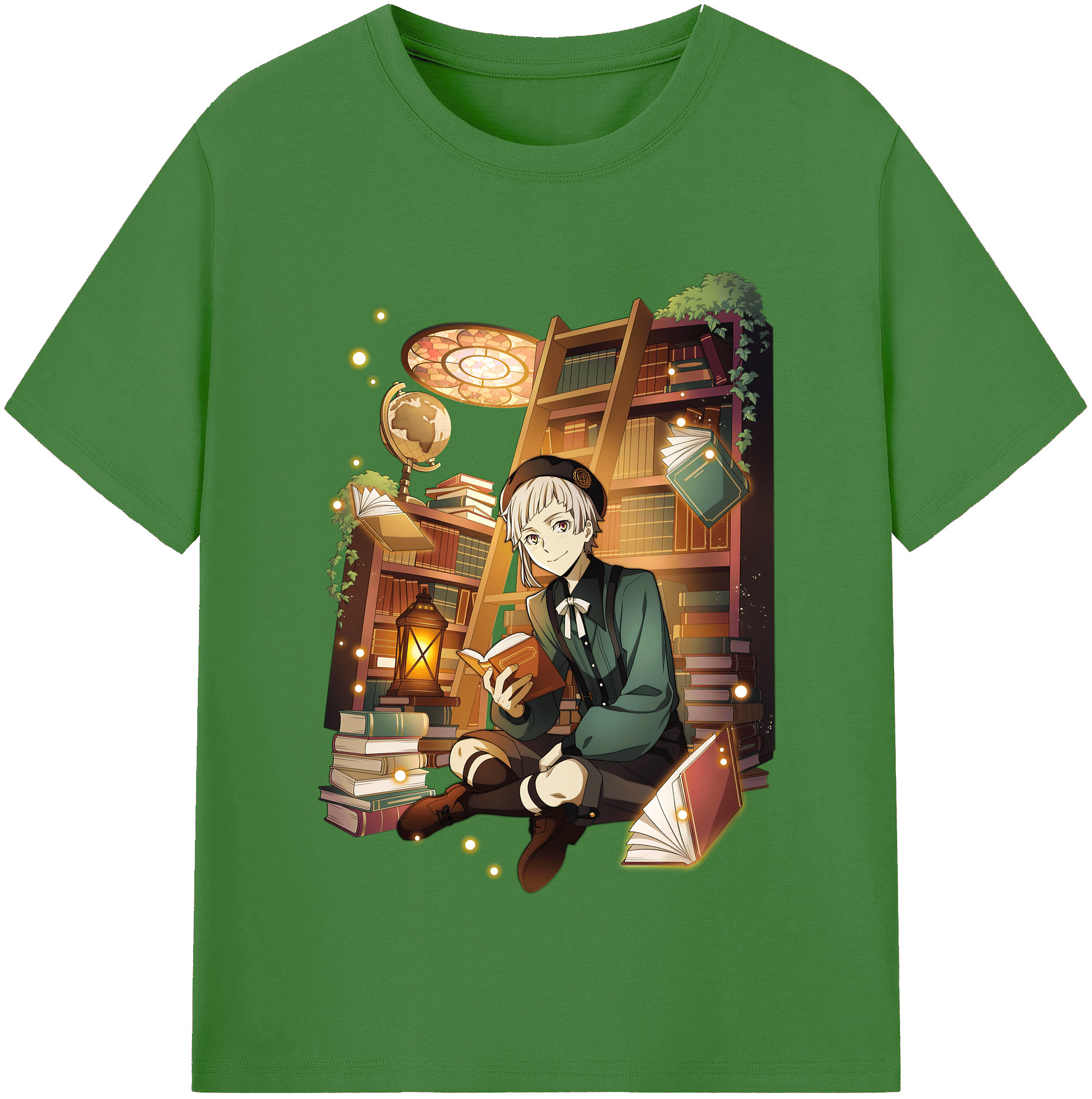 （画像用） 文豪ストレイドッグス Bungo Stray Dogs レディースカジュアルプリントTシャツ（綿100％）